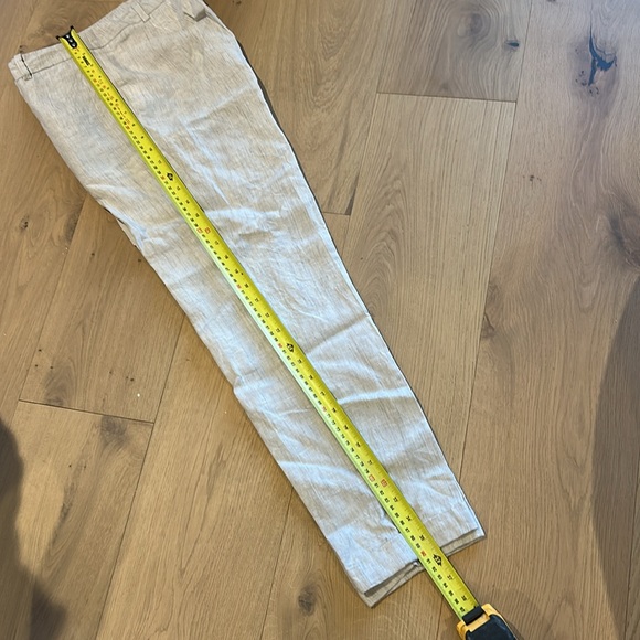 Zara light grey linen pants - Picture 7 of 8